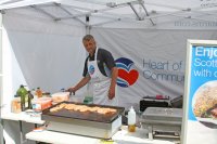 the sea food barbecue that Scottish Sea Farms did for the Mod