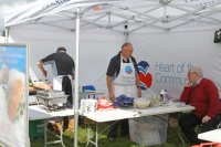 the sea food barbecue that Scottish Sea Farms did for the Mod