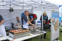 the sea food barbecue that Scottish Sea Farms did for the Mod