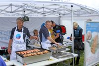 the sea food barbecue that Scottish Sea Farms did for the Mod