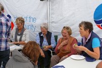 the sea food barbecue that Scottish Sea Farms did for the Mod