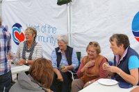 the sea food barbecue that Scottish Sea Farms did for the Mod