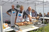 the sea food barbecue that Scottish Sea Farms did for the Mod